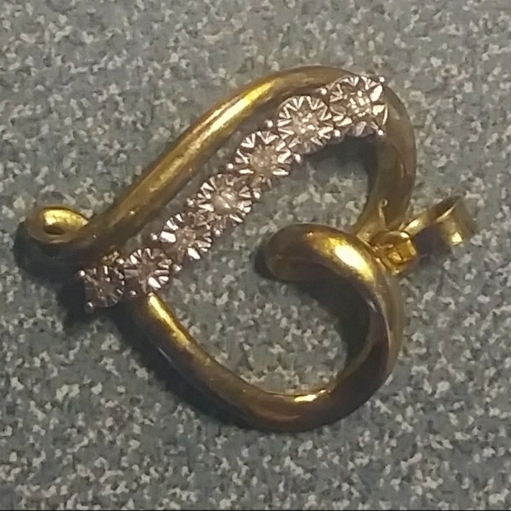 GORGEOUS DIAMOND HEART PENDANT